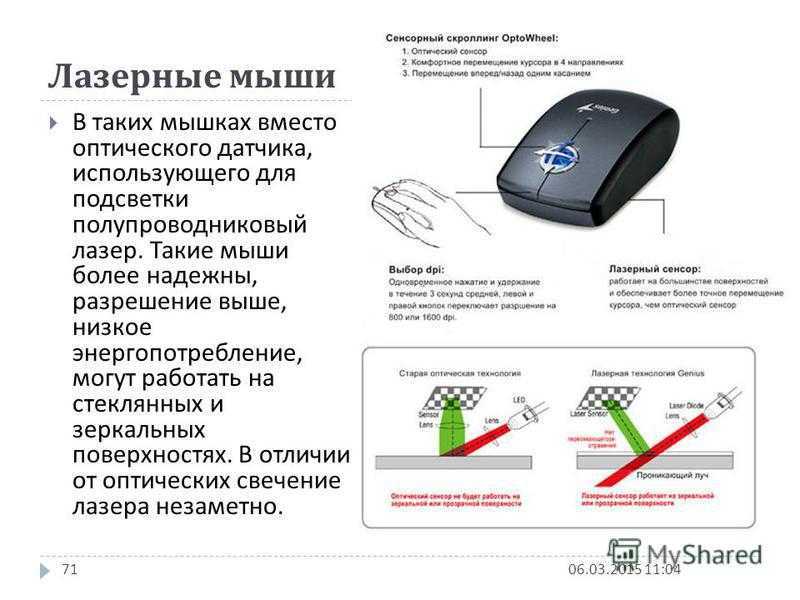 Какая мышь лучше, оптическая или лазерная, сравнение -