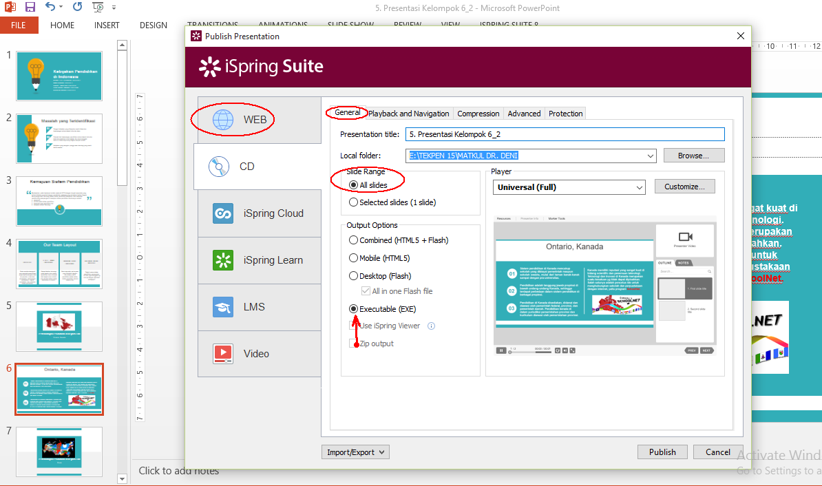 Использование программы ispring suite при создании мультимедийных электронных учебных пособий