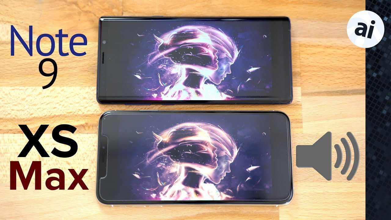 Iphone xs max vs samsung galaxy note 9 - phonearena