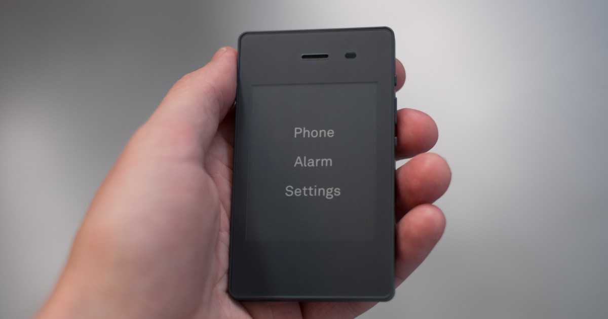 Light phone 2 — аскетфон  с e-ink экраном