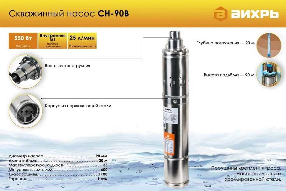 10 лучших вибрационных насосов для скважины и колодца