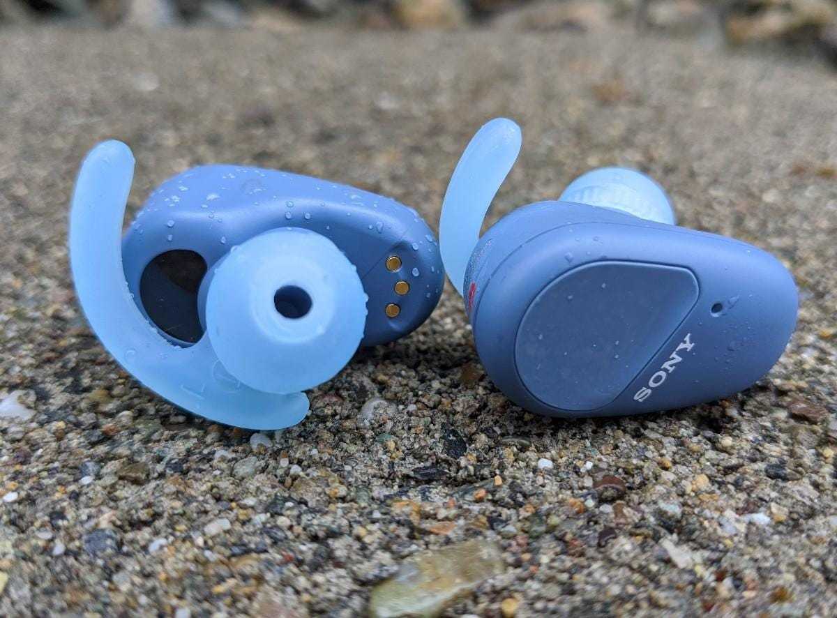 Sony wf-sp800n truly wireless 
            headphones review