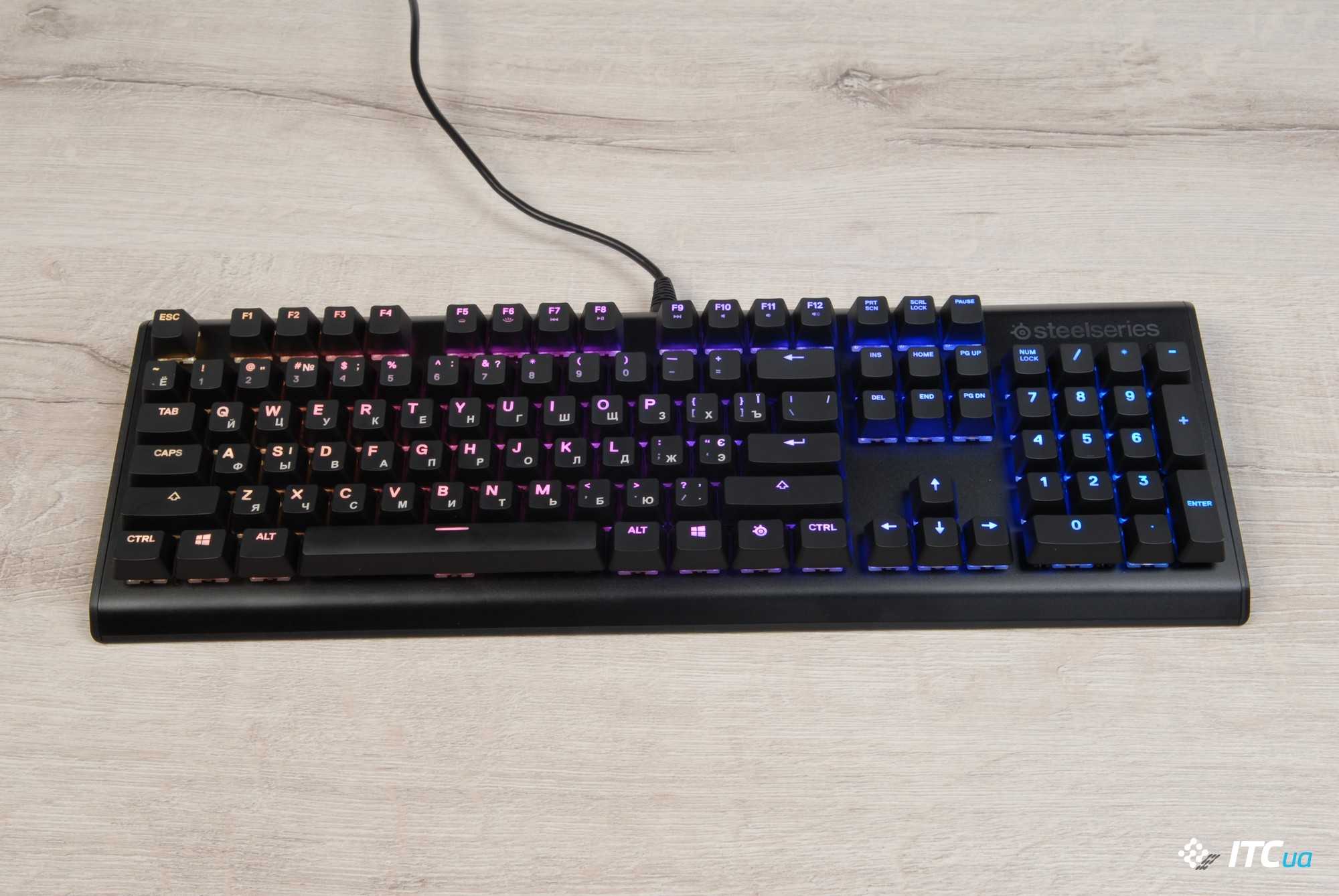 Механическая клавиатура steelseries apex m750 основана на переключателях qx2 - новости на buden