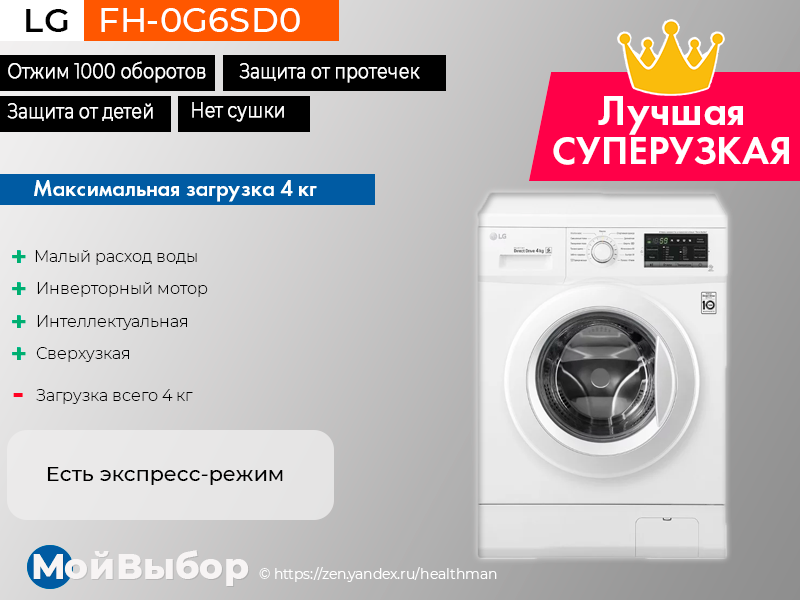 👍лучшие стиральные машины под раковину на 2023 год