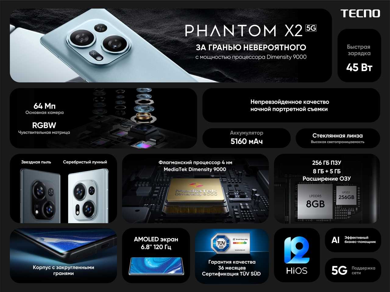 Tecno phantom x with mediatek helio g95 soc, curved 90hz display, 33w fast charging launched: specifications