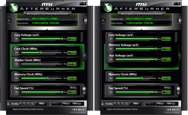 Как разогнать видеокарту (amd, nvidia) через msi afterburner