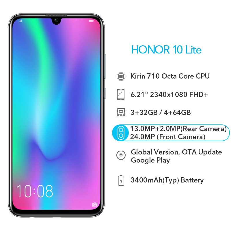 Все отличия honor 20 lite от honor 10, 10 lite и 10i